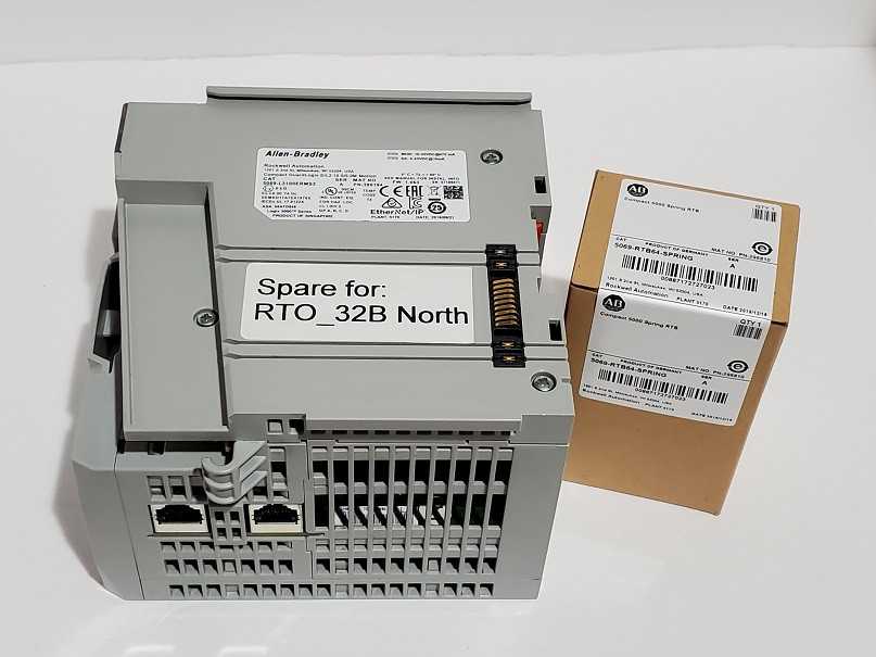 Allen Bradley CompactLogix 5069-L3100ERMS2 Plus Brand new 5069-RTB64 Spring - AUTOMATION & CONTROLS