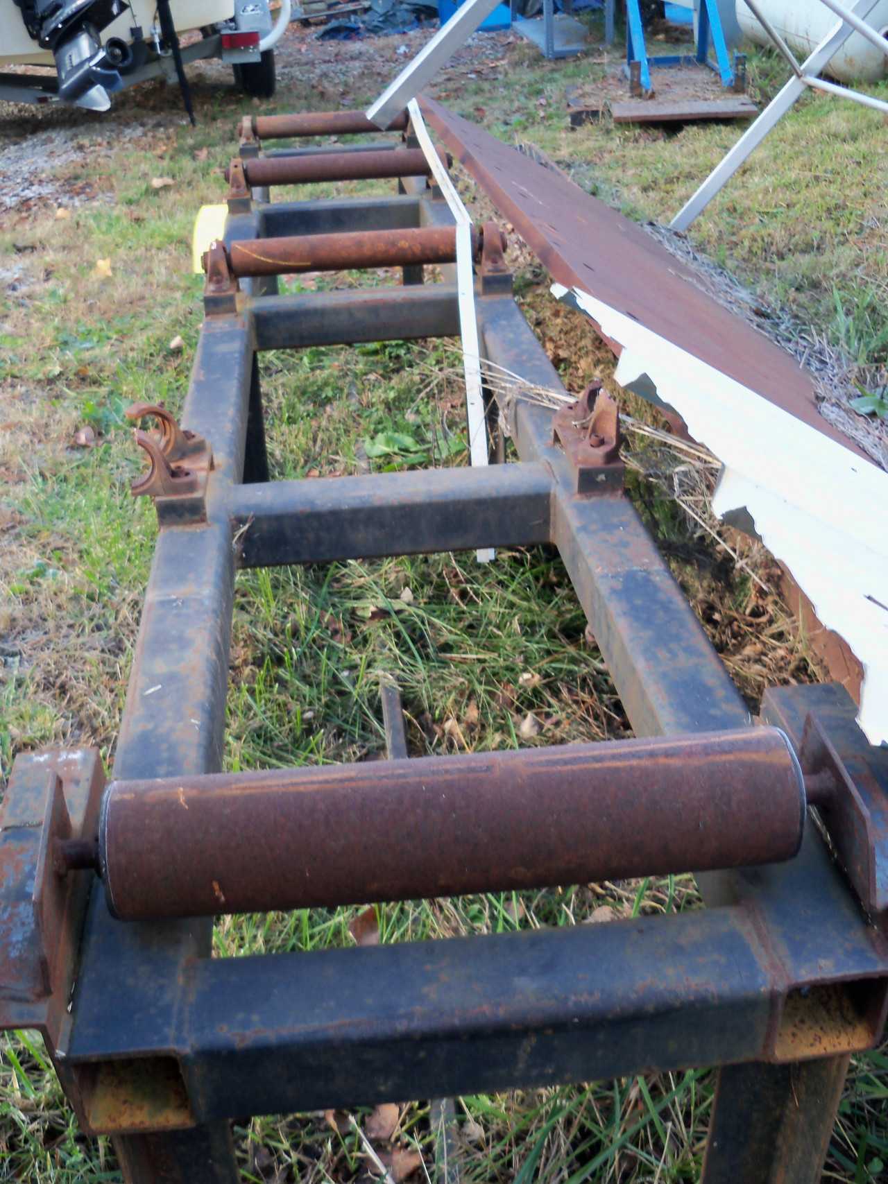 Heavy Duty Roller Conveyor 10 feet length x 20 inches x 26 inches tall - CONVEYORS