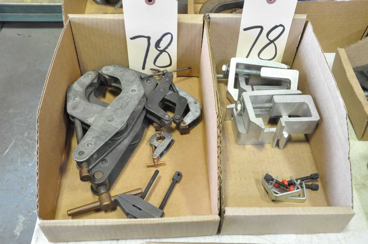 Lot-Various Kant-Twist Clamps and Truck Topper Clamps in (2) Boxes - ELECTRIC POWER TOOLS