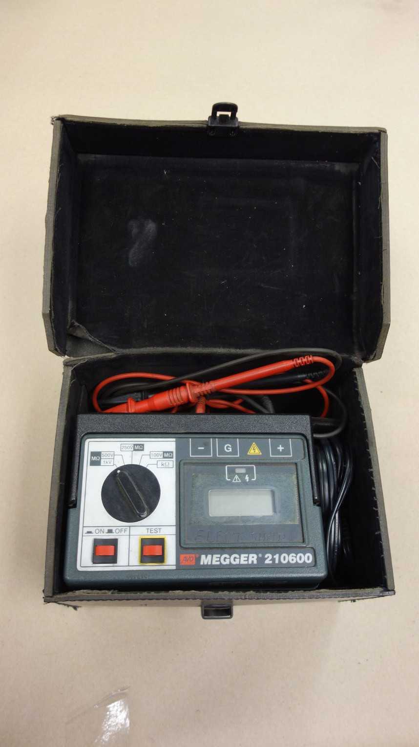 AVO MEGGER 210600 DIGITAL INSULATION RESISTANCE TESTER - ELECTRIC POWER TOOLS