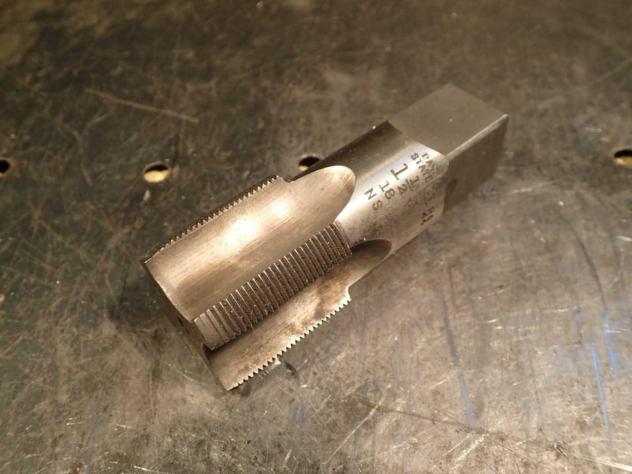 Bay State 1-1/2" 1.5" -18 TPI NS Hand Thread Tap 4-Flute 1.5" Long Flutes 4" OAL - MACHINING ACCESSORIES & TOOLING