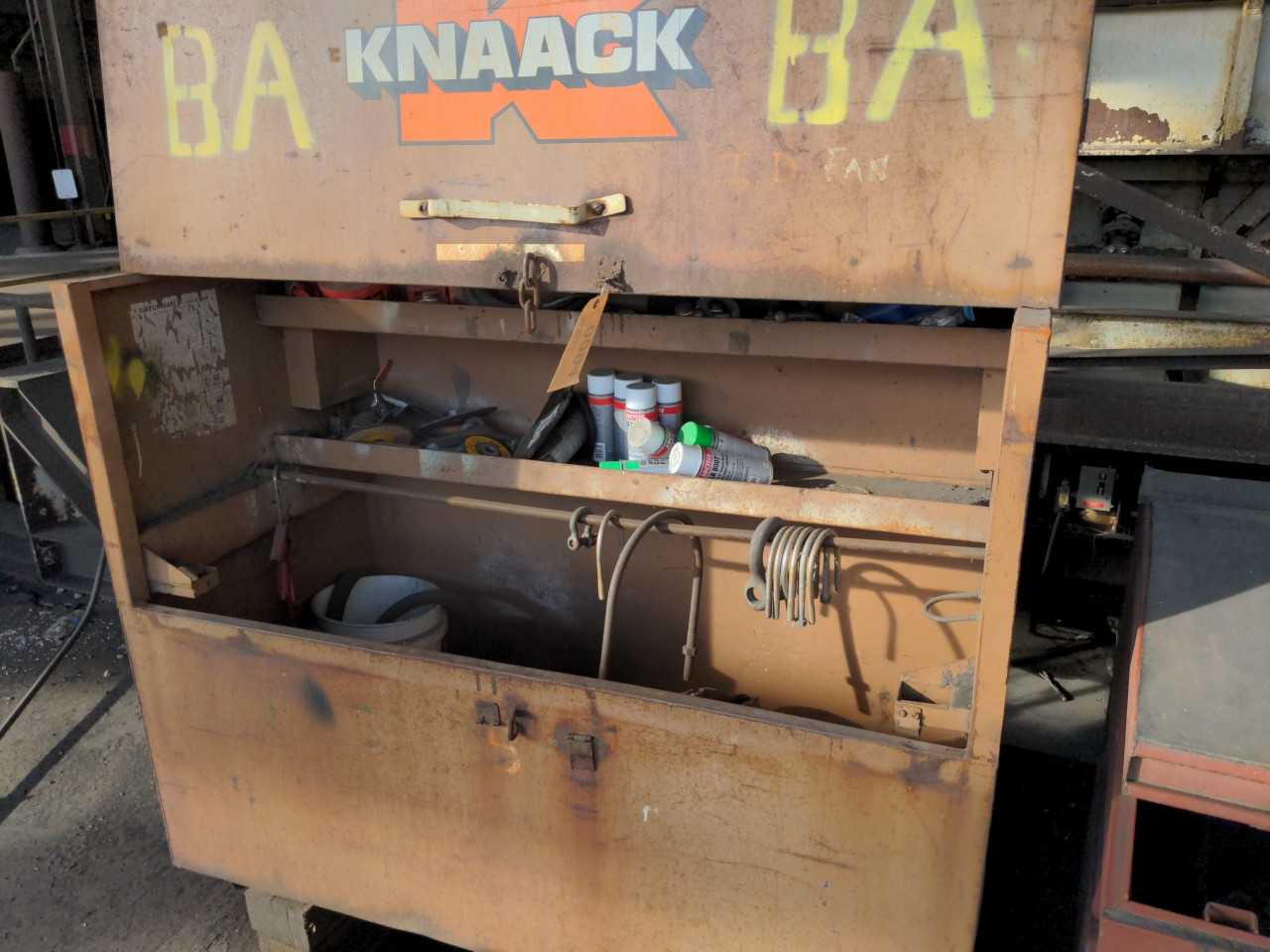 Knaack gang box with contents - PLANT & FACILITY