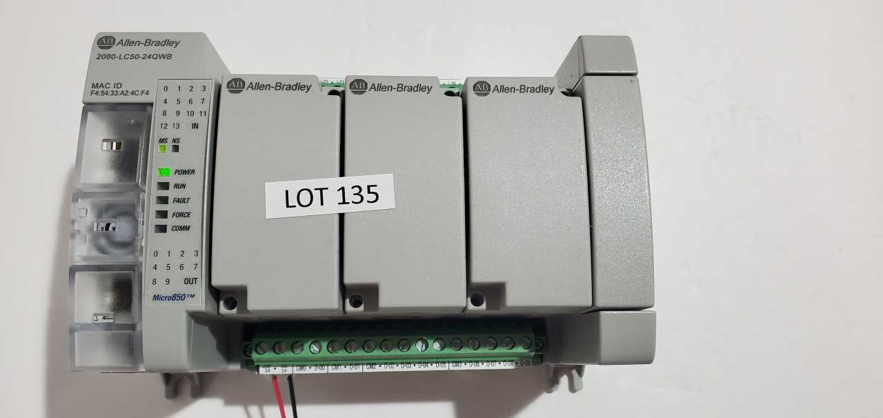 Allen Bradley Micro 850 2080-LC50-24QWB PLC - AUTOMATION & CONTROLS Allen Bradley Micro 850 2080-LC50-24QWB PLC - AUTOMATION & CONTROLS