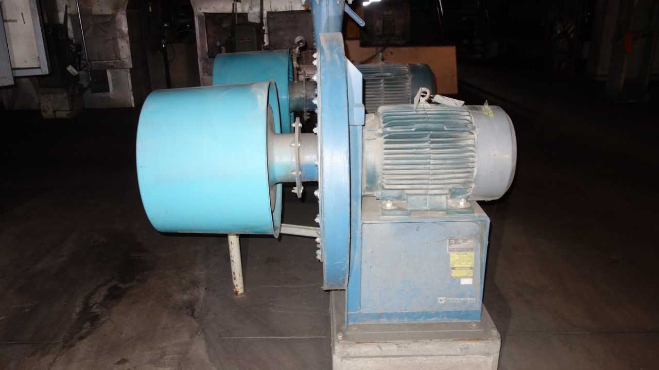 LOT OF 2 TWIN CITY R29 TBR 40HP 230-460V-AC FAN BLOWER - ELECTRIC MOTORS