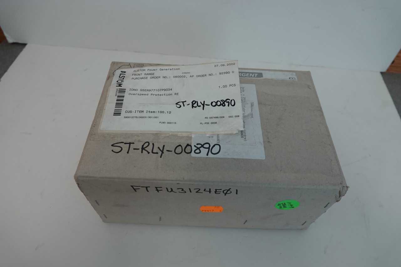 Jaquet FTFU3124E01 Overspeed Protection Relay Card - AUTOMATION & CONTROLS