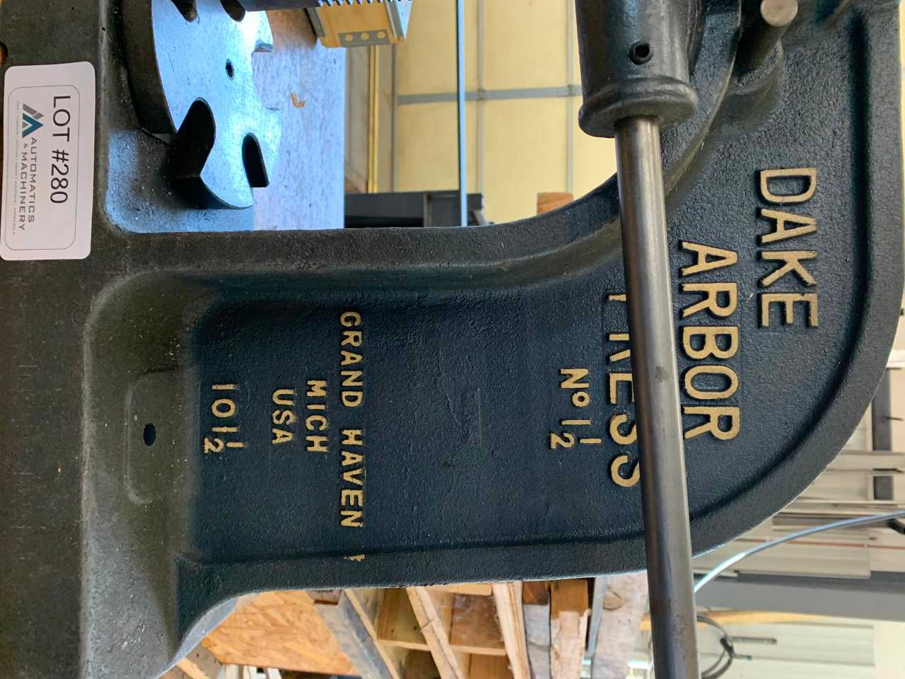 Dake Arbor Press No. 1 1/2 - MECHANICAL STAMPING PRESSES