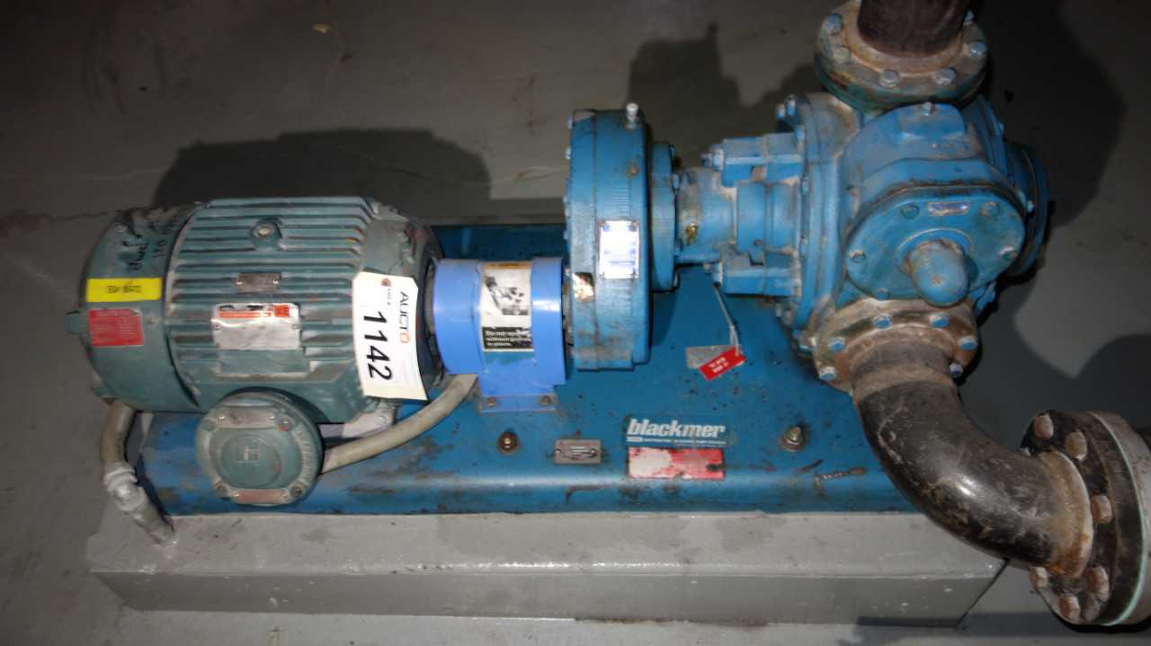 BLACKMER GX4A GEAR PUMP, HELICAL GEAR REDUCER, 7.5HP 230/460V MOTOR, SKID - GEAR REDUCERS