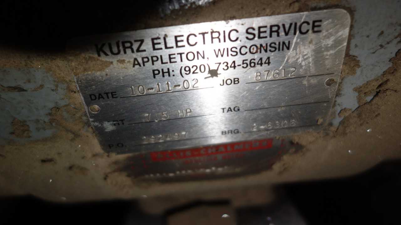 PHILADELPHIA 4HR 7.5HP GEAR DRIVE MOTOR - ELECTRIC MOTORS