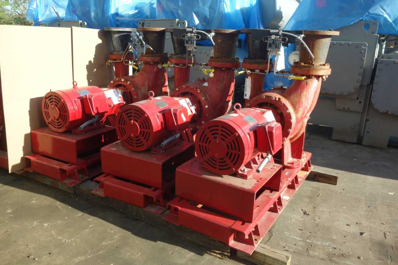 LOT OF 3 BELL & GOSSETT VSX-VSC 11.375 CENTRIFUGAL PUMPS - CENTRIFUGAL PUMP