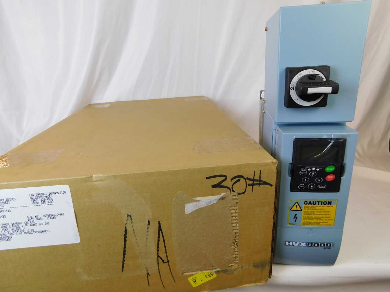 Quantity of 1 New Surplus Eaton HVX00714B2 AFD HUX 12.48-13.67A 480V 3 Ph 7.5 HP - ELECTRICAL PARTS