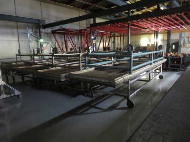 Aluminn and Steel Tables on Wheels - MISCELLANEOUS