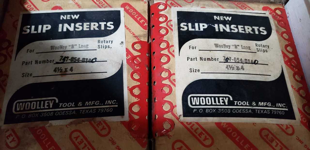Slip Inserts - ELECTRIC POWER TOOLS