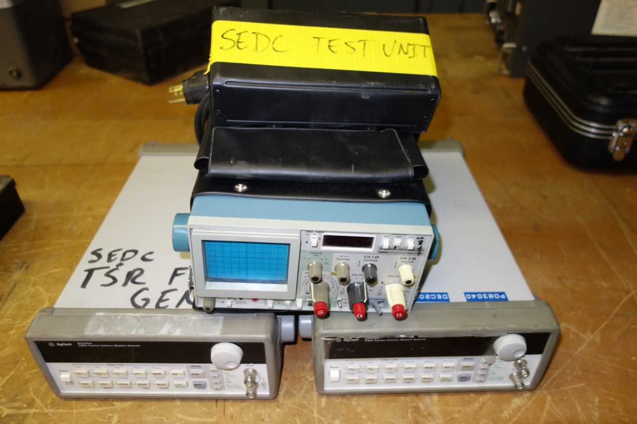 Lot of 2 Agilent 33120A Waveform Generators with Sony 305 DMM Oscilloscope - STANDBY POWER GENERATOR