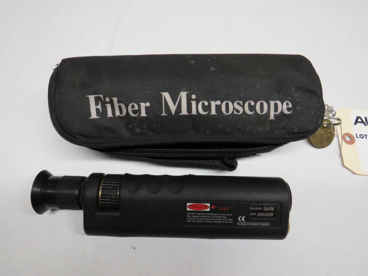 CORNING 200FM FIBER MICROSCOPE - ELECTRIC POWER TOOLS