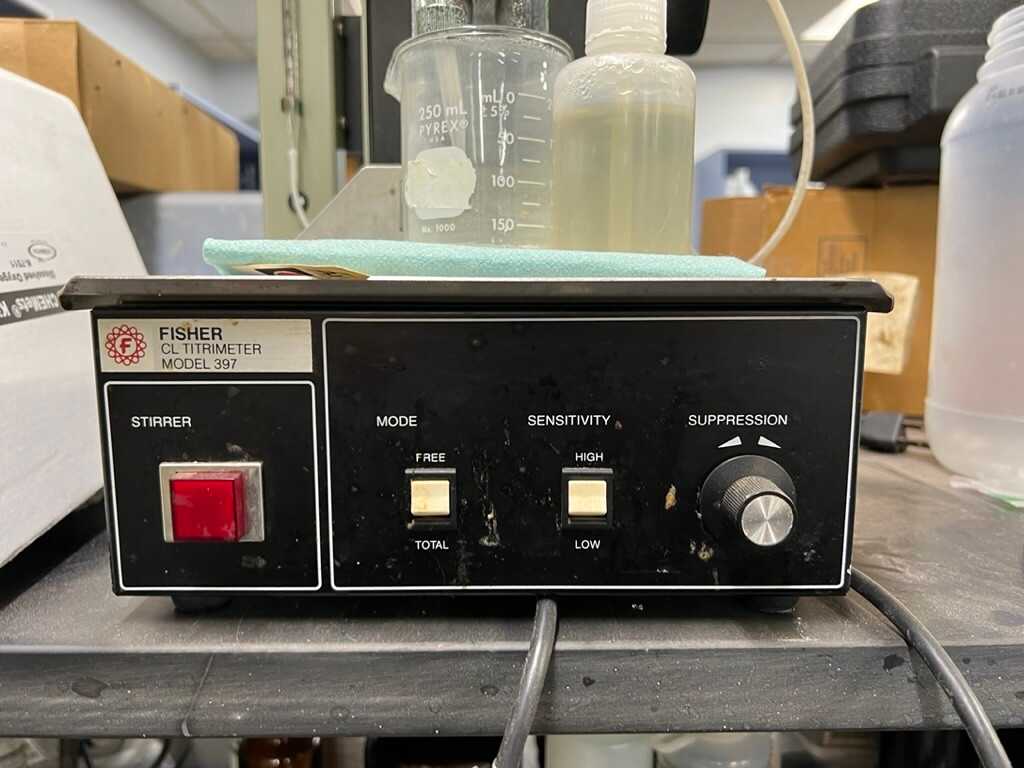 Fisher Scientific 397 CL titrimeter - LAB & SCIENTIFIC