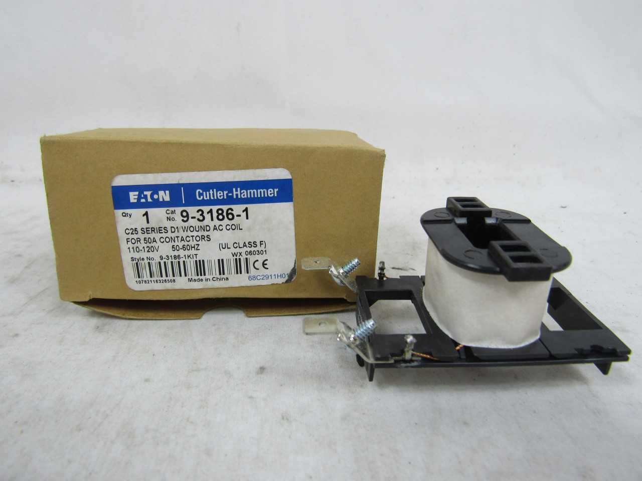 Lot of Qty 100x Eaton 9-3186-1 Coil 50A 110/120VAC 50/60Hz - MACHINING ACCESSORIES & TOOLING