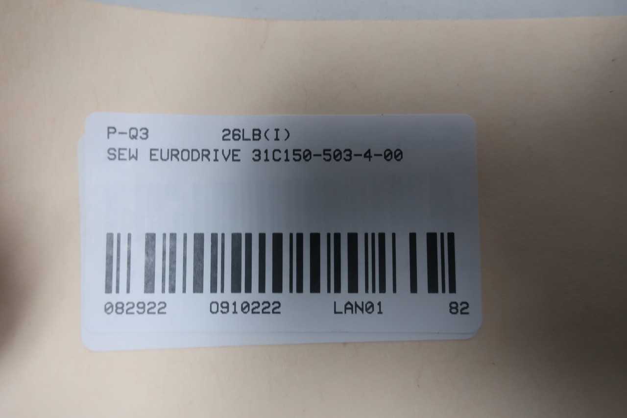 SEW EURODRIVE 31C150-503-4-00 MOVITRAC INVERTER - INDUSTRIAL PARTS