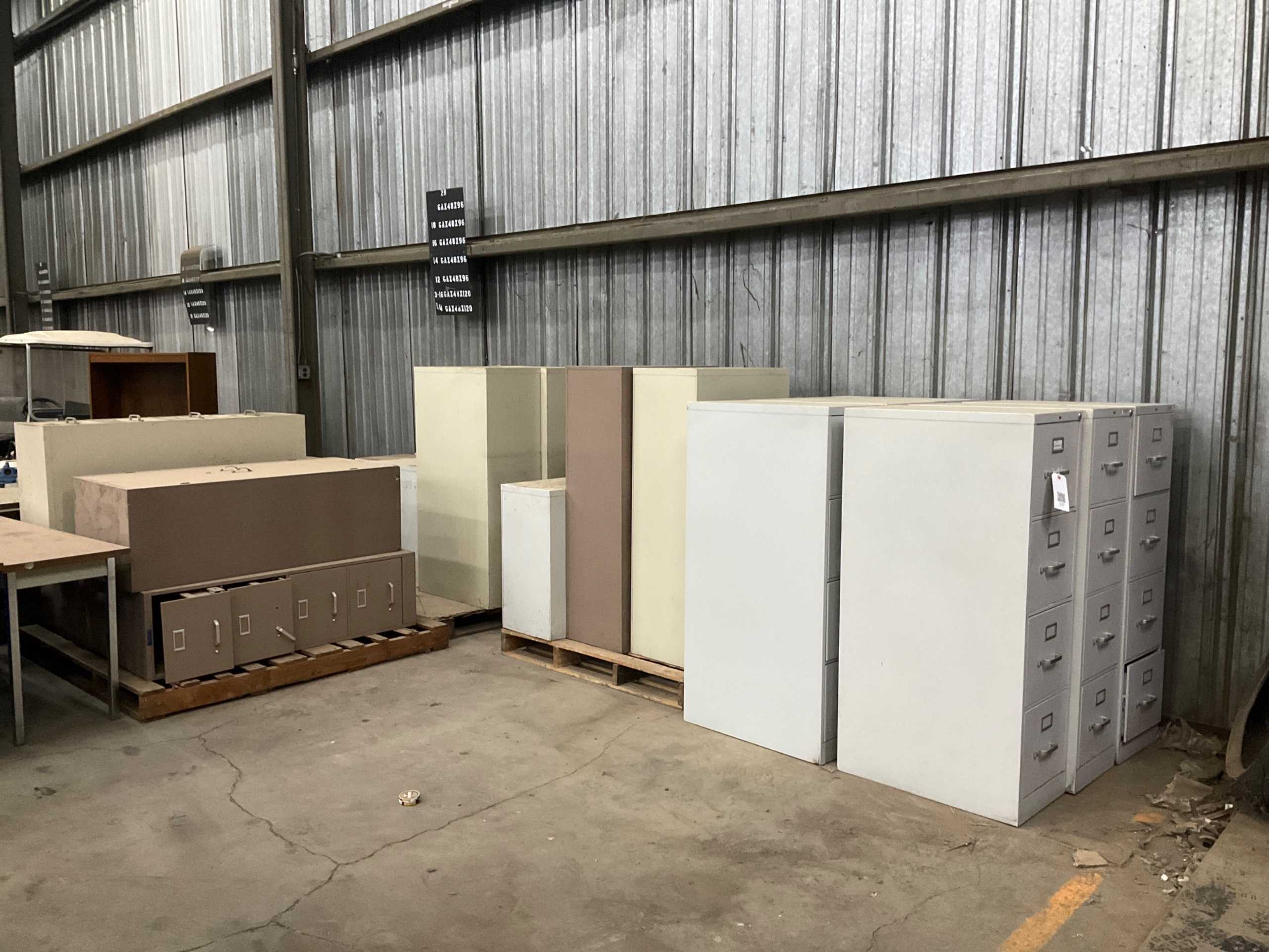 BULK QTY OF FREE STANDING STORAGE CABINET