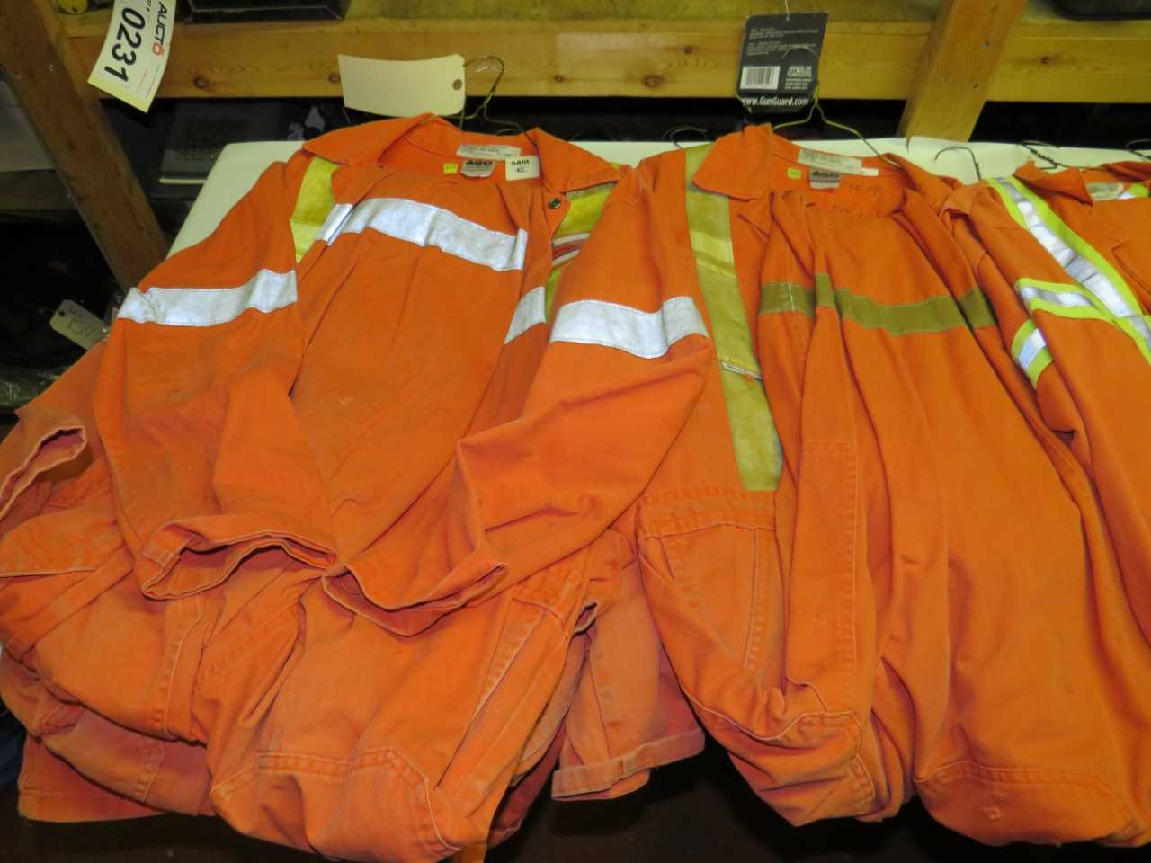LOT OF 10 ASSORTED FLAME RESISTANT COVERALLS - SAFETY SWITCH