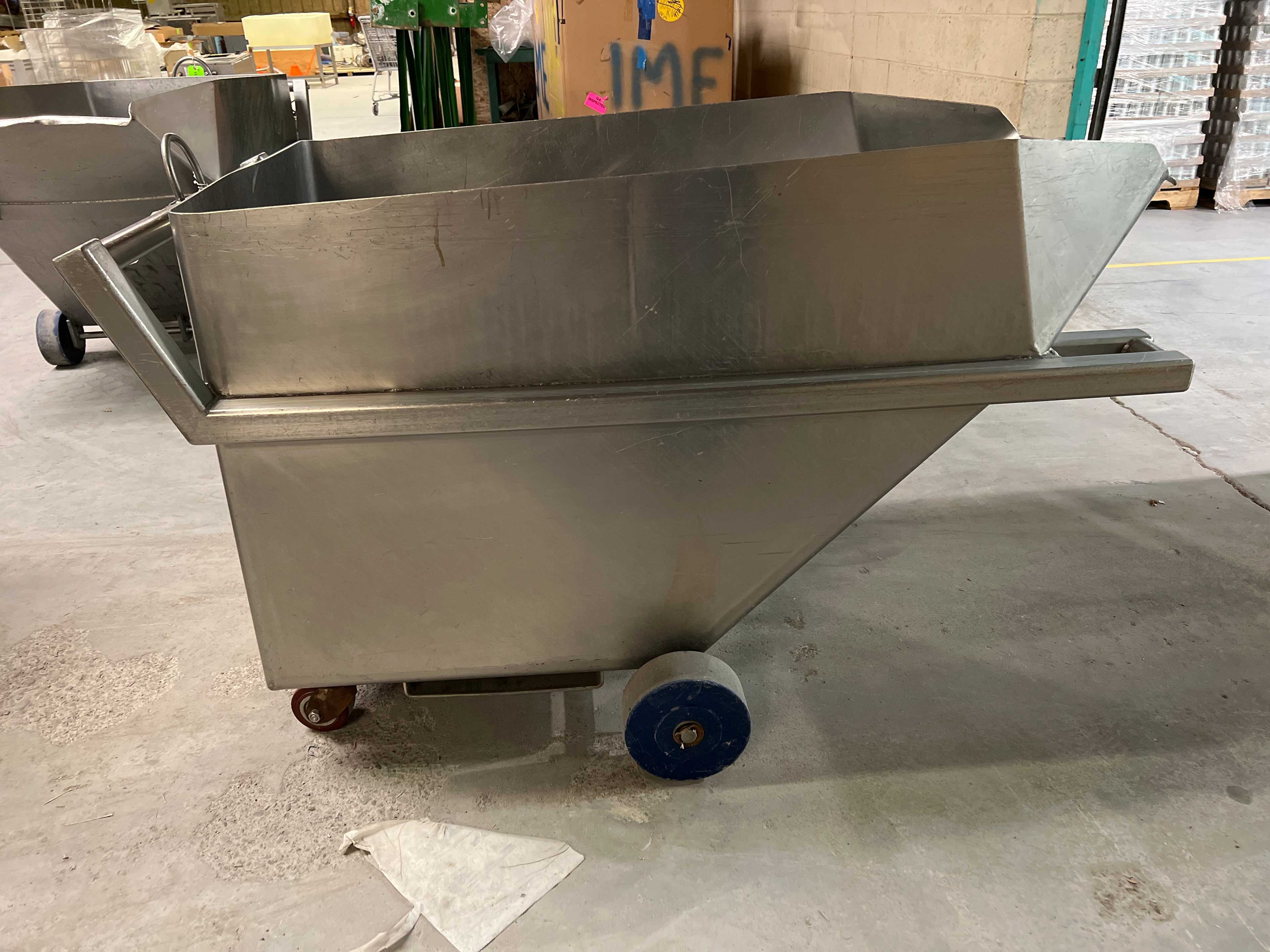 Stainless Steel Dump Cart Hopper