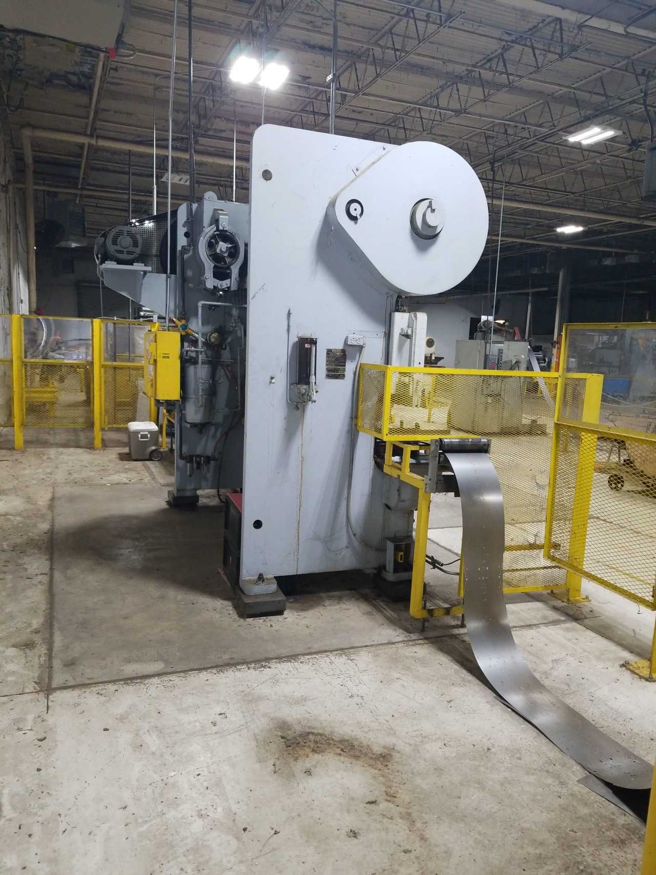 Verson B-58-120 MAJ.PR.B Press Brake 120 Ton with Feeder/Coil Handler - PRESS BRAKES
