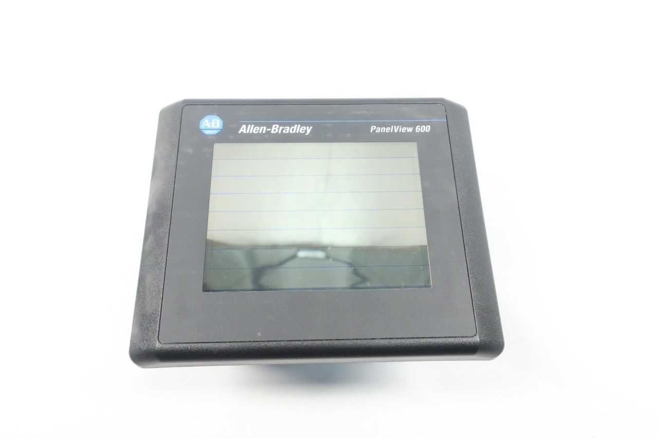 ALLEN BRADLEY 2711-T6C5L1 PANELVIEW 600 OPERATOR INTERFACE PANEL SER A - AUTOMATION & CONTROLS