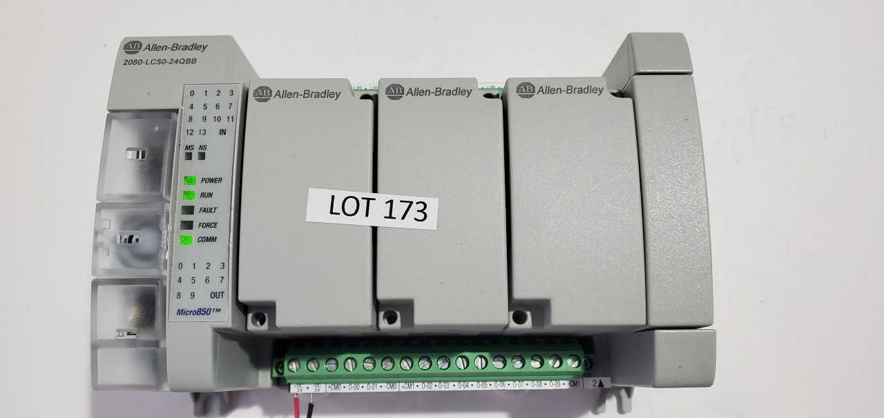 Allen Bradley Micro 850 2080-LC50-24QBB PLC - AUTOMATION & CONTROLS Allen Bradley Micro 850 2080-LC50-24QBB PLC - AUTOMATION & CONTROLS