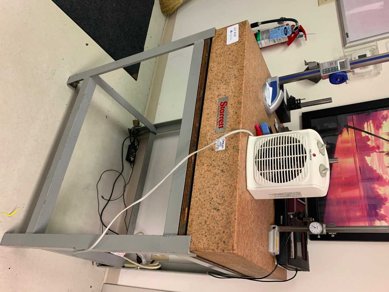 Starrett Granite Surface Plate W/ Stand (No Contents) - PROCESS EQUIPMENT