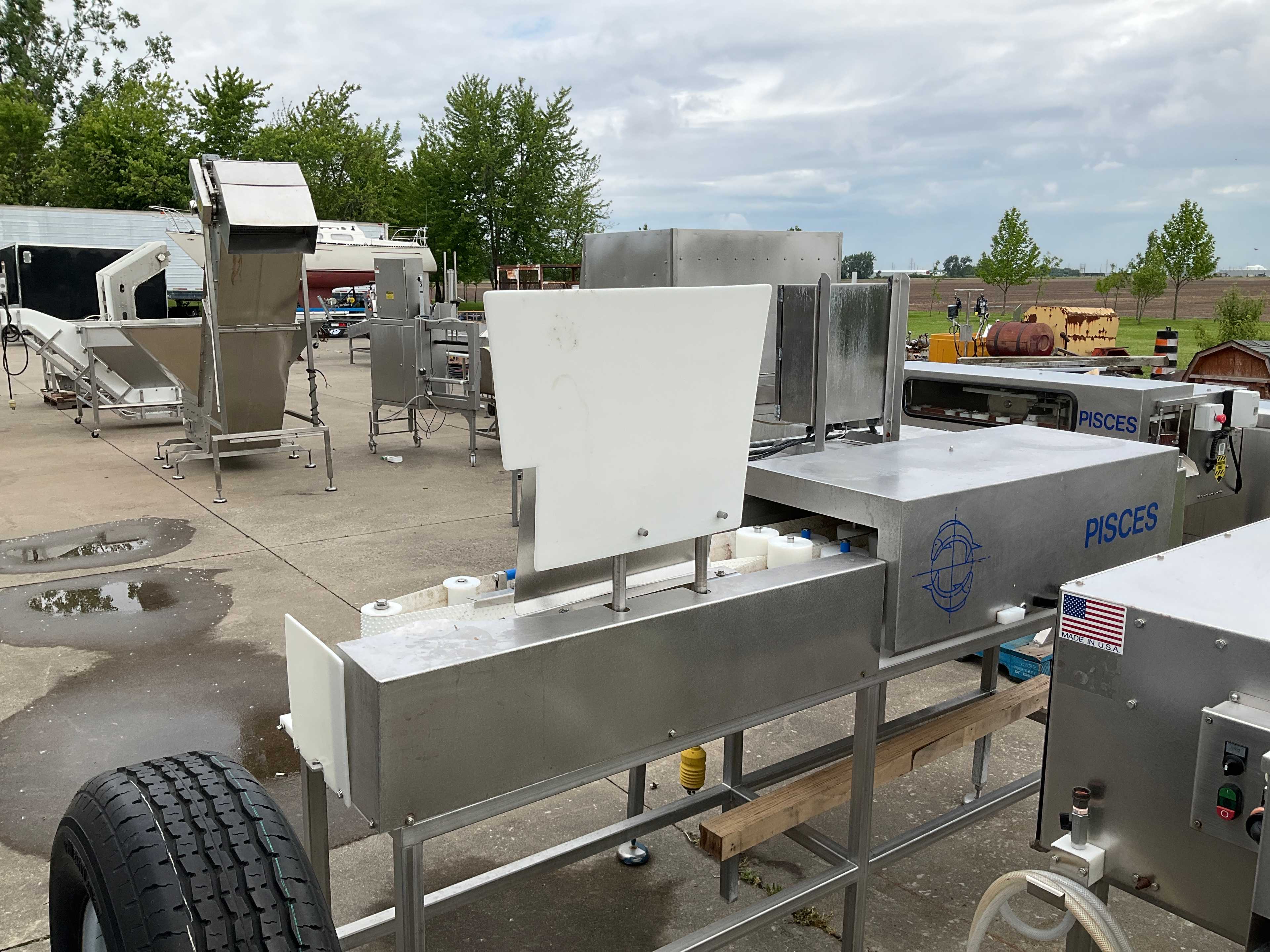 PISCES 592 FILLETING FISH PROCESSING MACHINE - FISH PROCESSING MACHINERY