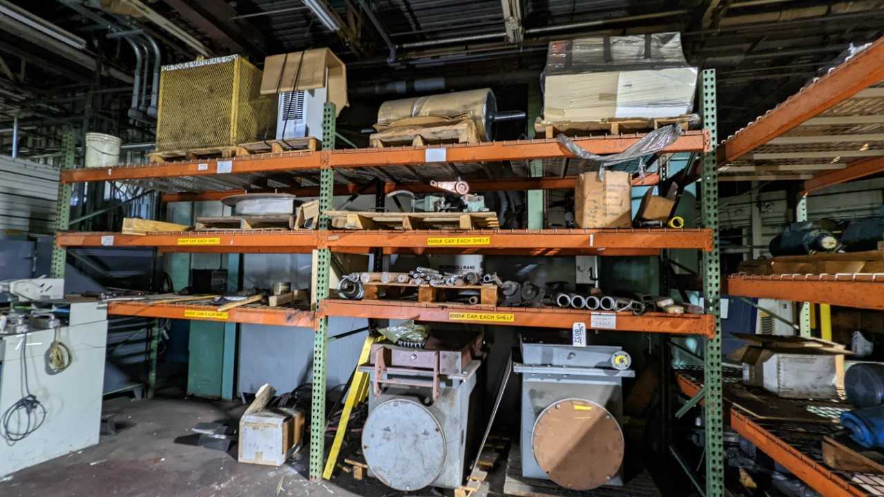 Contents of 2 sections of racking. - INDUSTRIAL PARTS