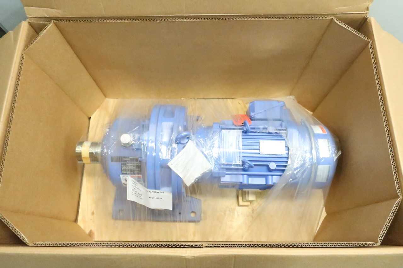 NEW SUMITOMO CHHMS5-6175DCYA-EP-B-143 12.2RPM 3PH 5HP 230/460V-AC GEARMOTOR - ELECTRIC MOTORS