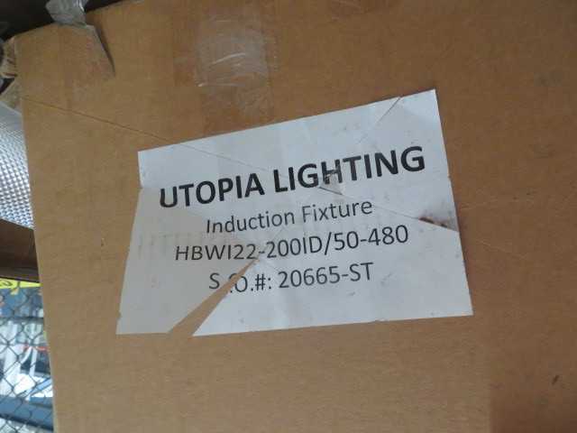Utopia Lighting, new fixtures, Lot - MISCELLANEOUS