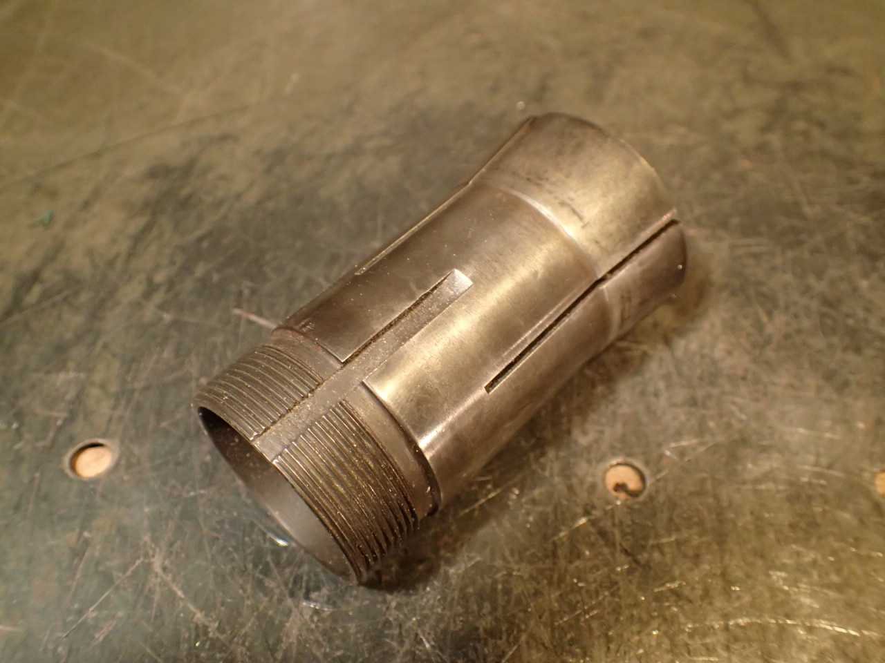 Hardinge 2-J Collet: 2J, 7/8" Round Smooth, Used in Good Condition - HOLEMAKING TOOLS
