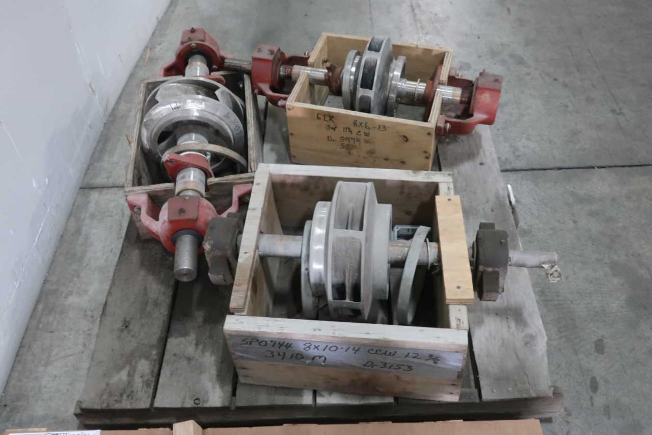 2 PALLETS OF ASSORTED PUMP IMPELLOR ASSEMBLIES - PUMPS