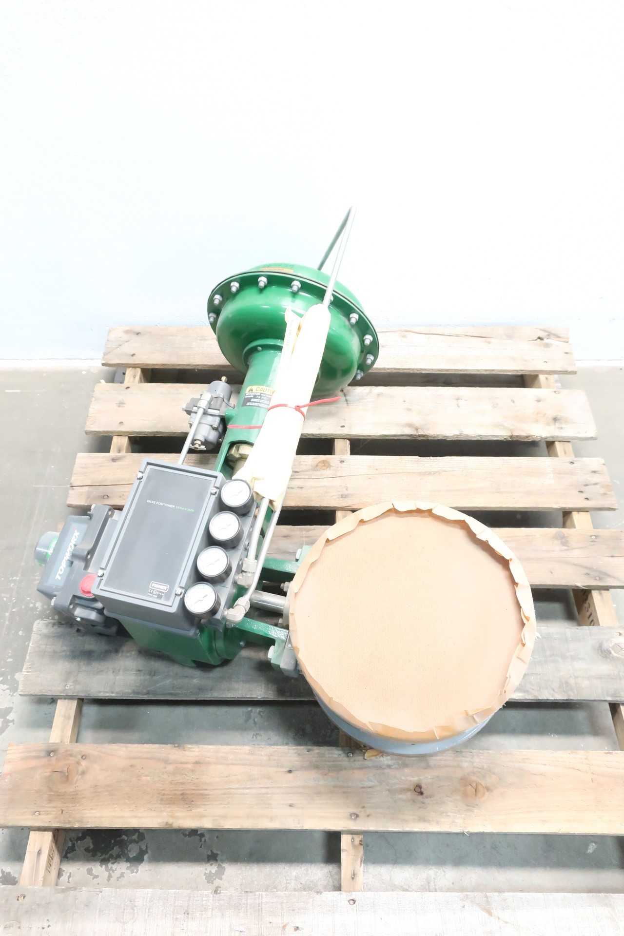 FISHER V300 V-BALL PNEUMATIC 1052 300 STEEL FLANGED 3610J 6IN CONTROL VALVE - CONTROL VALVE