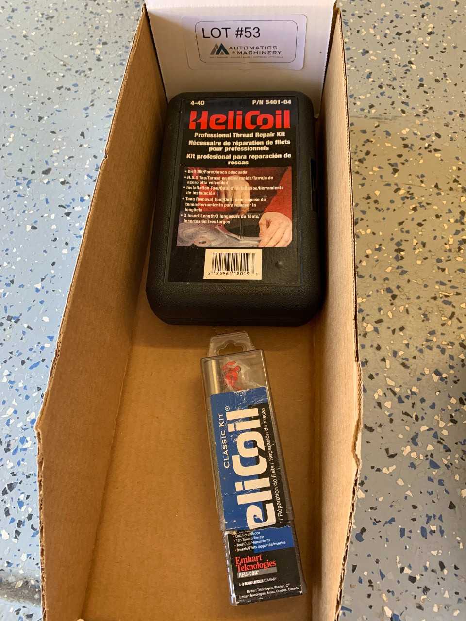 Helicoil Thred Repair Kits - ELECTRIC POWER TOOLS