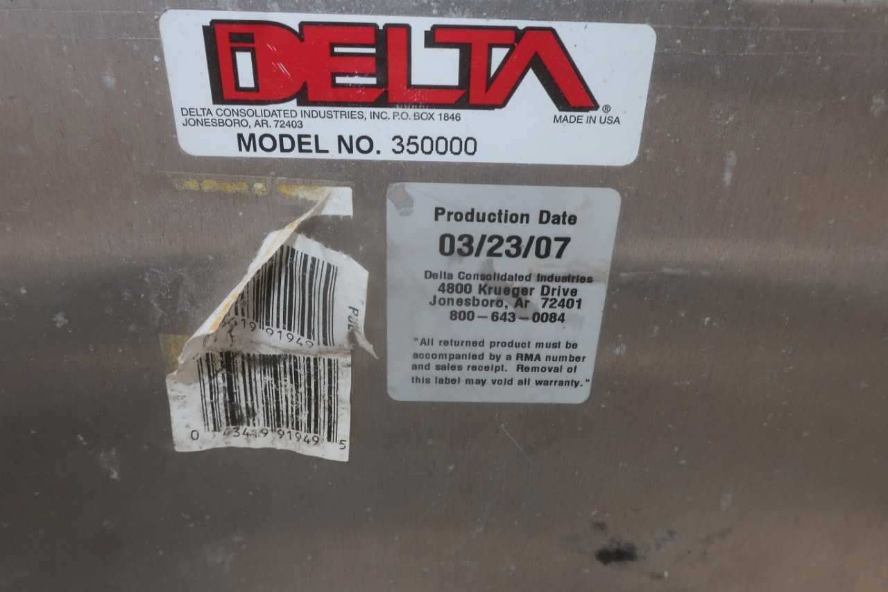 DELTA 350000 ALUMINUM TOOL WORK CHEST - TOOL STORAGE
