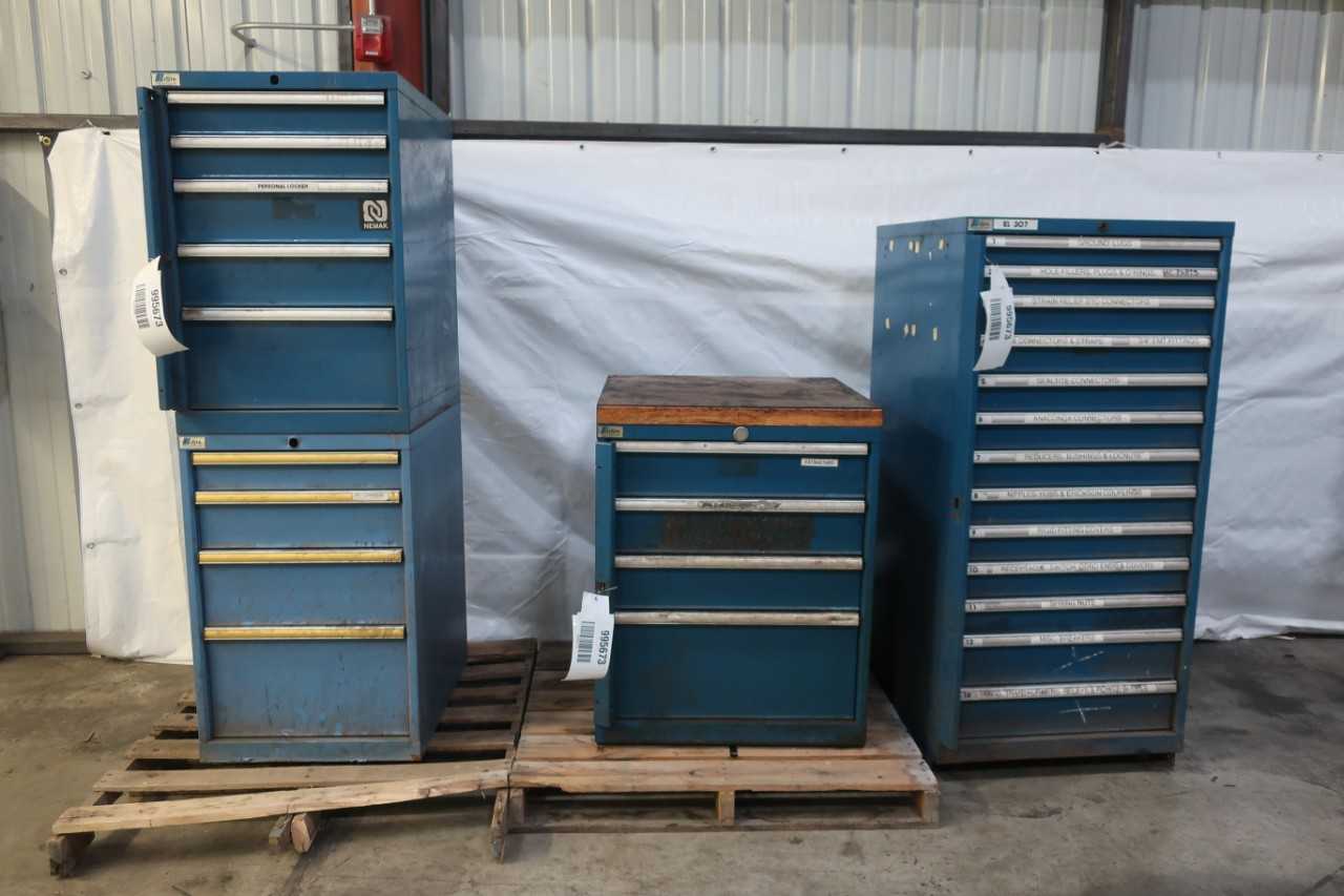 LOT OF 4 LISTA TOOL CABINETS - TOOL STORAGE