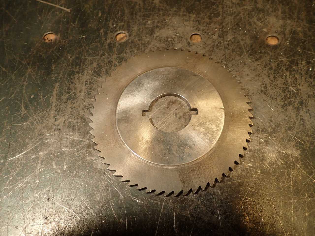 Pellow .135" Metal Slitting Saw Mill Cutter: 3-3/4" OD, 1" Horizontal Arbor Hole - MILLING TOOLS
