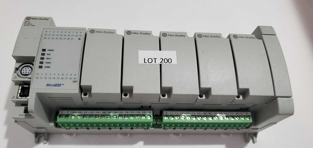 Allen Bradley Micro 830 2080-LC30-48QVB PLC - AUTOMATION & CONTROLS