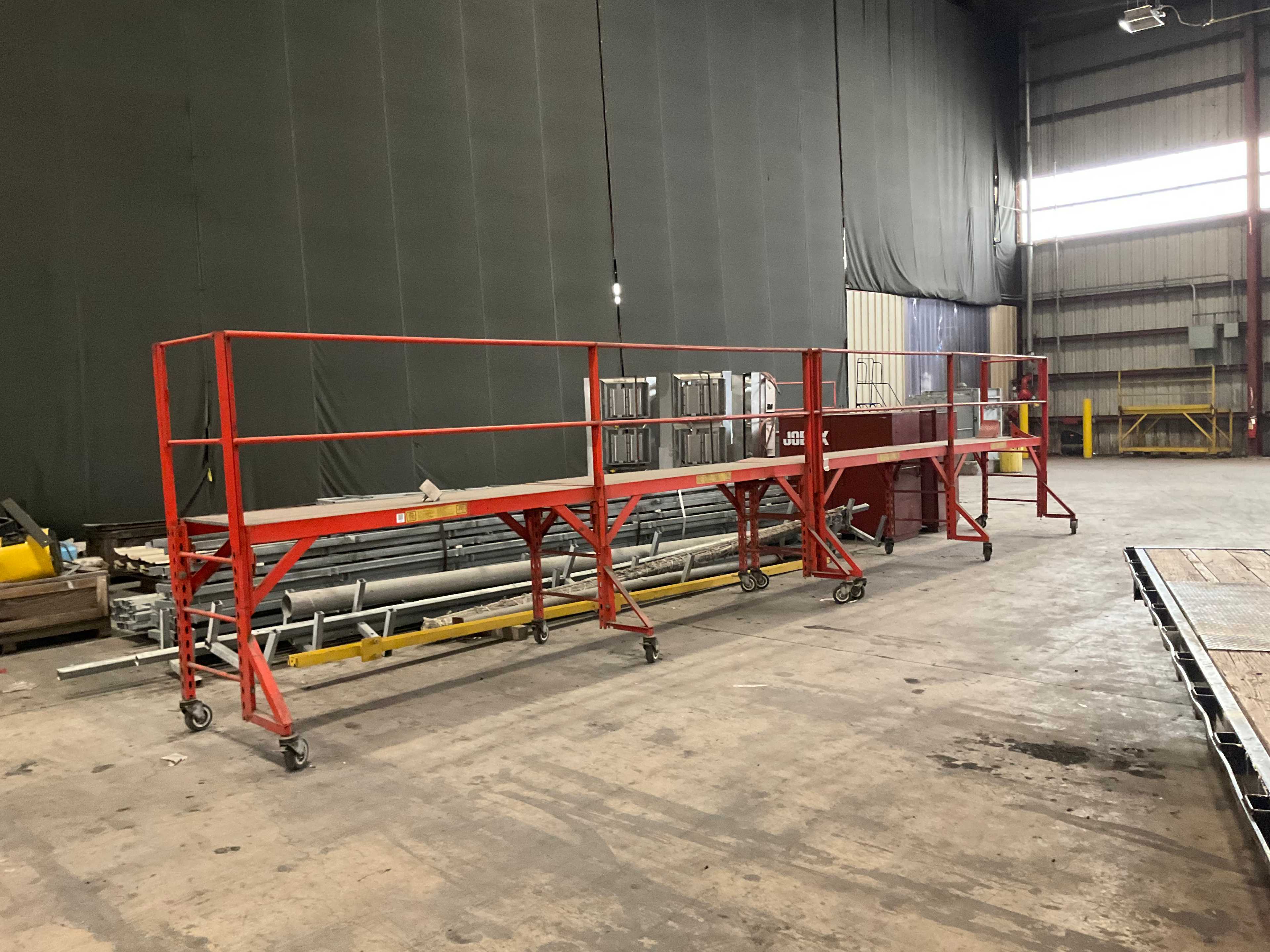 QTY 5- GENERAL STEEL PRODUCTS GENTEX MOBILE PLATFORM - PLATFORMS