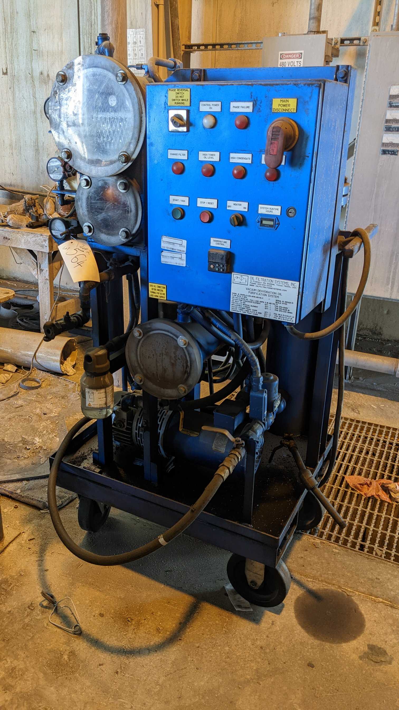 LOT OF 2 OIL FILTERATION SYSTEM - PROCESS EQUIPMENT