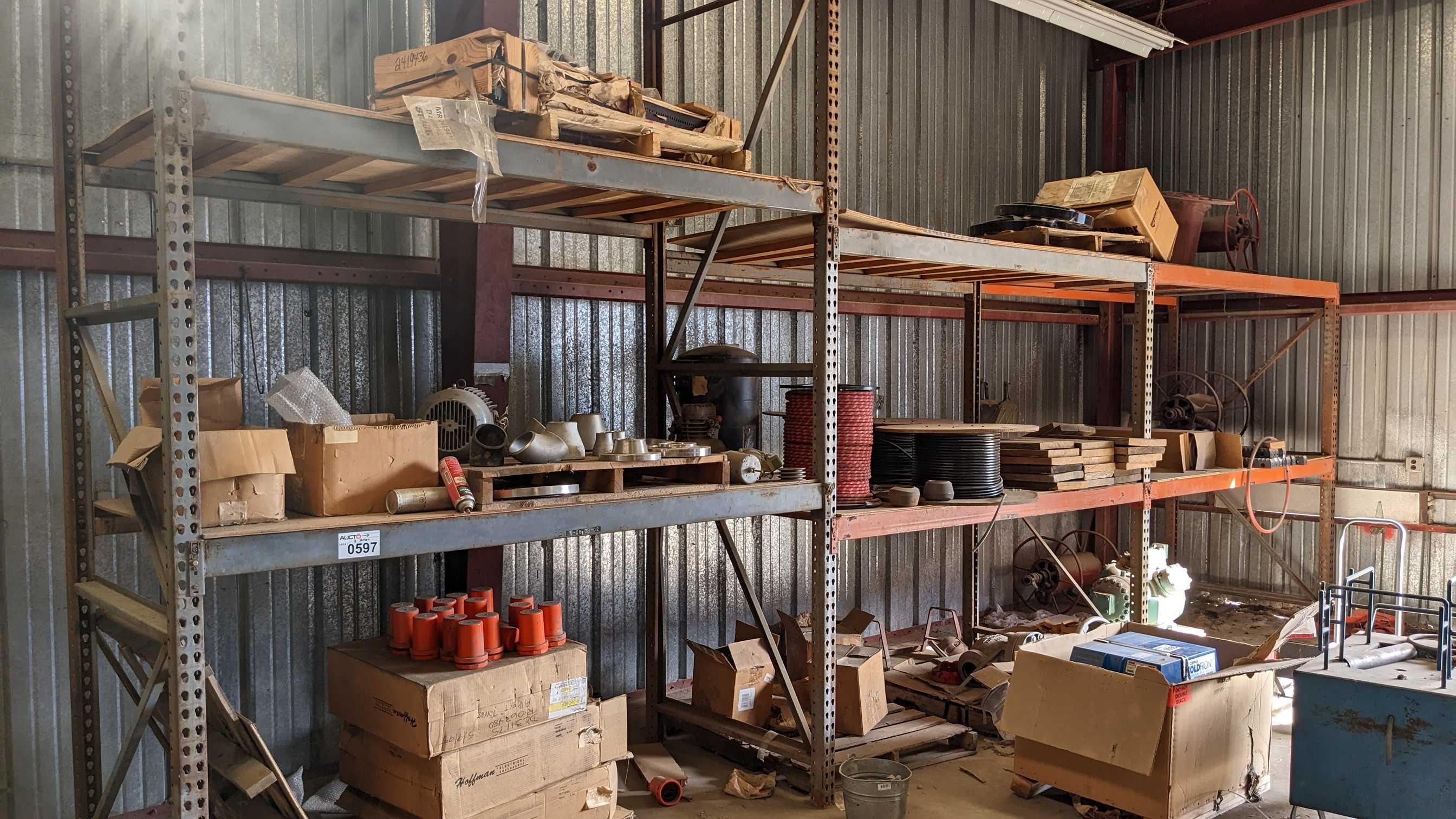 CONTENTS OF 3 SECTION OF RACKING - INDUSTRIAL PARTS CONTENTS OF 3 SECTION OF RACKING - INDUSTRIAL PARTS