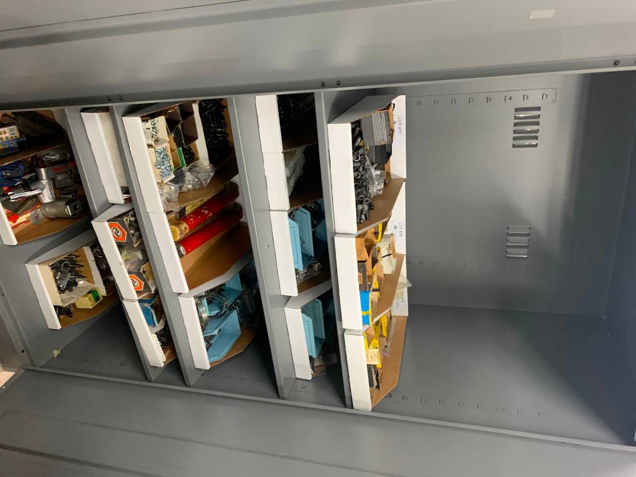5 Shelf Metal Cabinet (Contents Not Included) - TOOL STORAGE