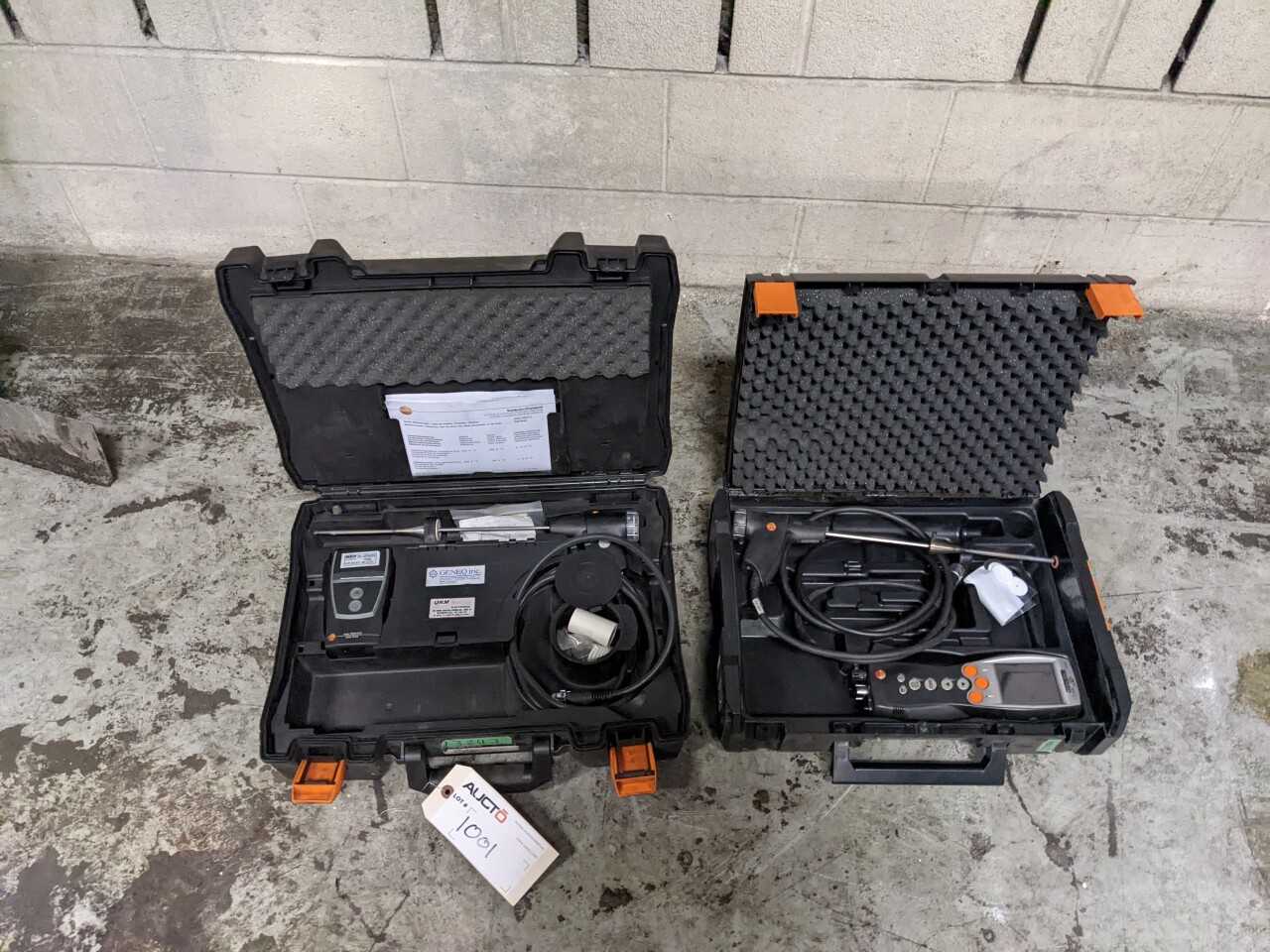 LOT OF 2 ASSORTED TESTO TEST EQUIPMENT, 0632 3307 51 PROBE, 0554 0549 PRINTER - INDUSTRIAL PARTS