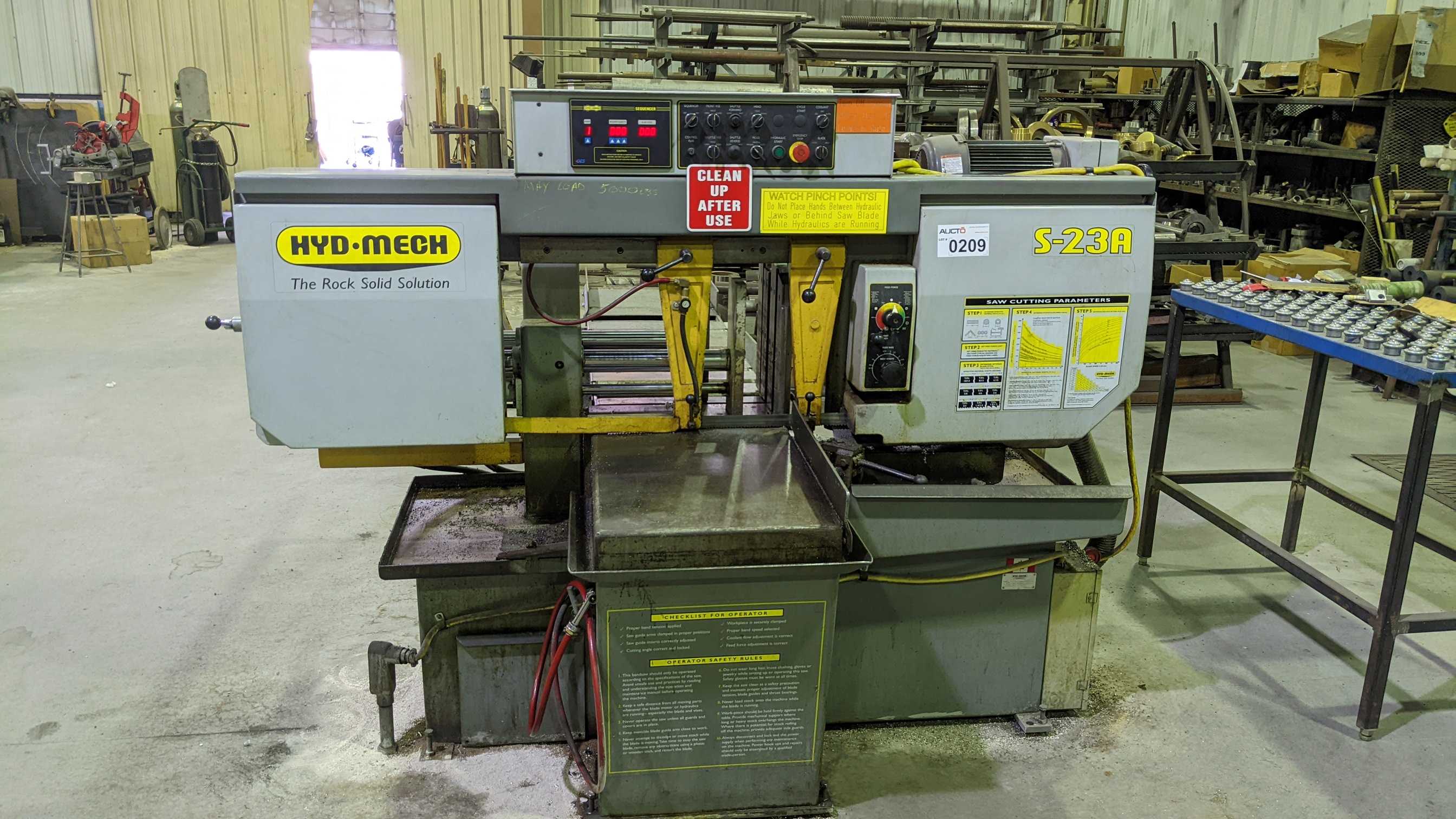 HYD-MECH BAND SAW - HORIZONTAL BAND SAWS