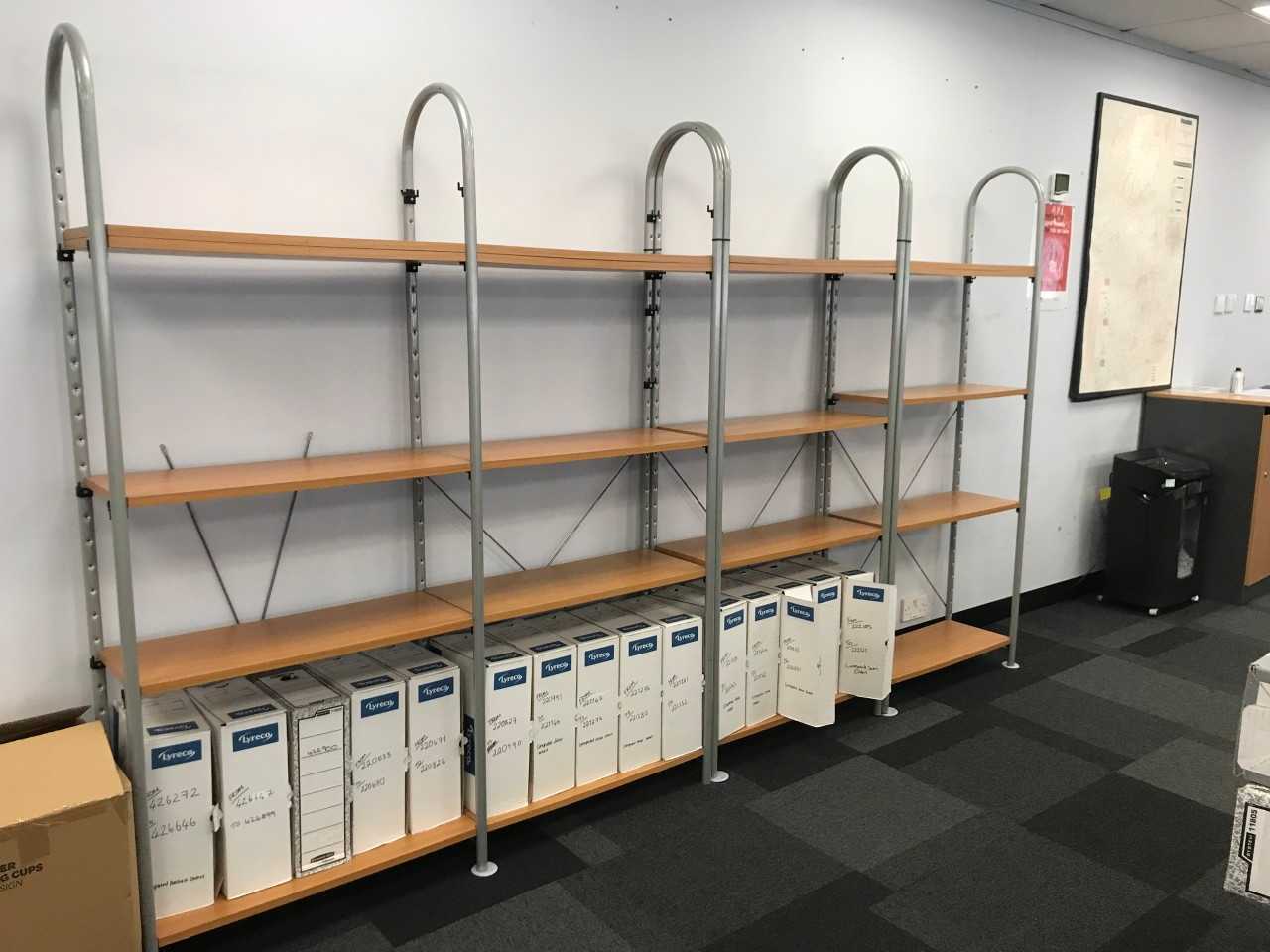 Book shelves x4 - PLANT & FACILITY