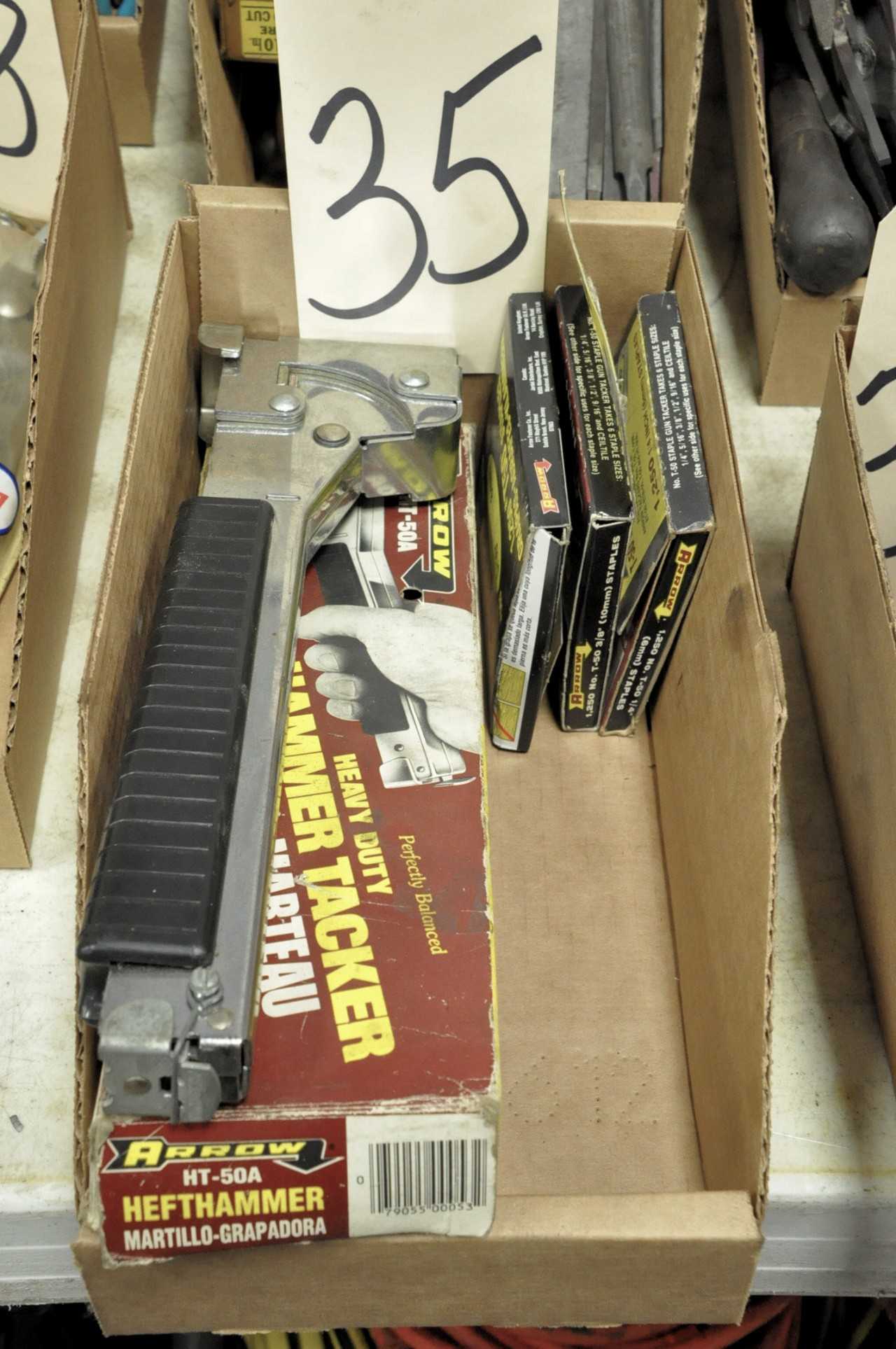 Lot 2 Hammer Tackers with Supplies in 1 Box - ELECTRIC POWER TOOLS