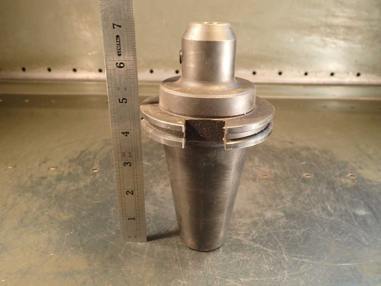 Valenite V50CT-E50 1/2" End Mill Tool Holder: 3" Projection, CAT-50 Taper Shank - MACHINING ACCESSORIES & TOOLING