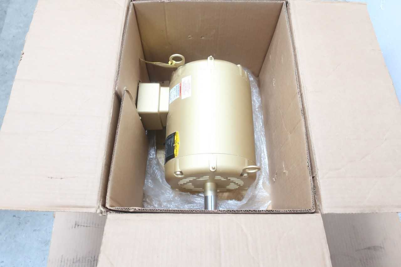BALDOR EM3314T SUPER-E 215T 15HP 3475RPM 230/460V-AC AC MOTOR - ELECTRIC MOTORS